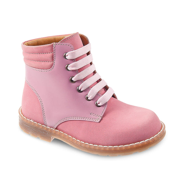 lilac combat boots