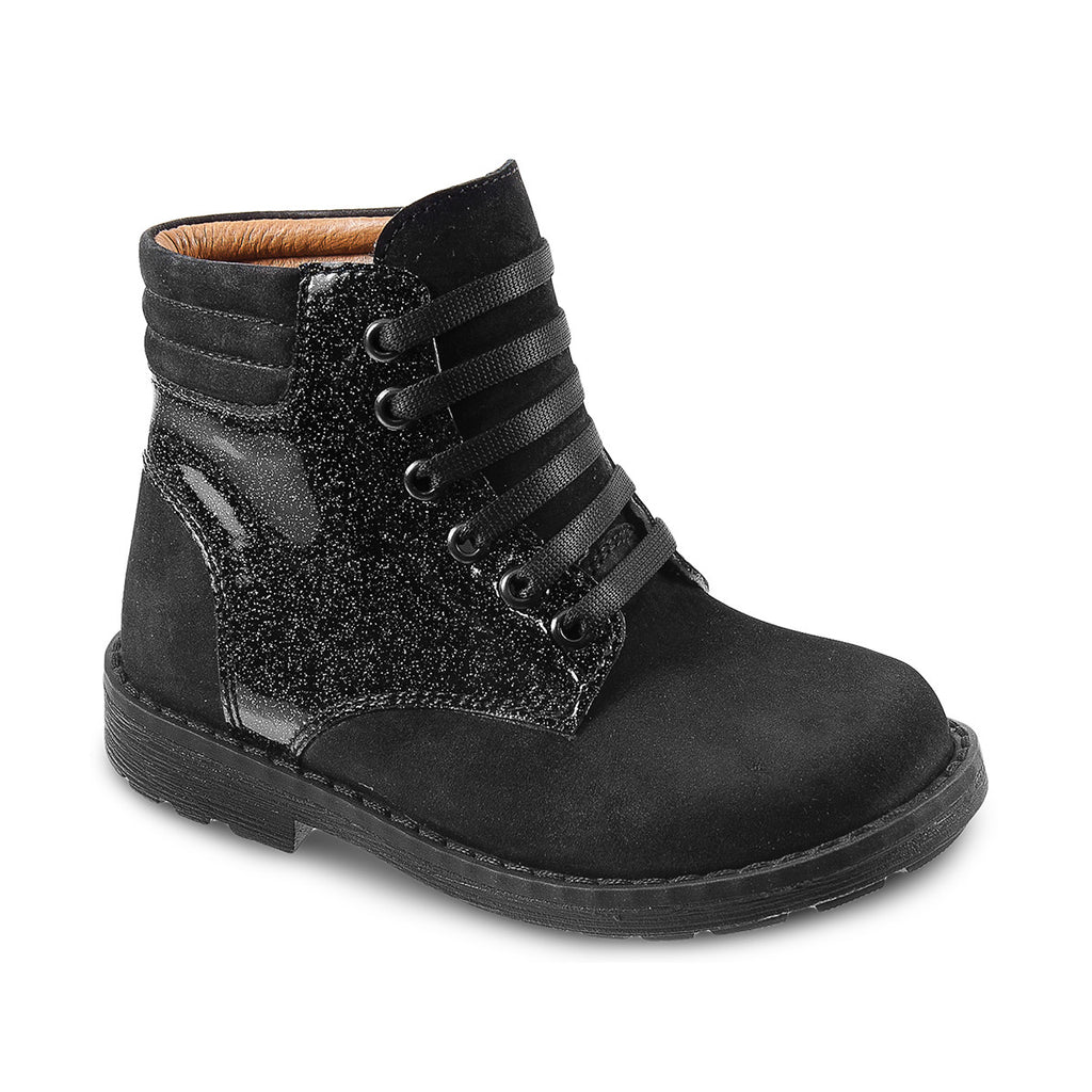 DG-1403 - Black Nubuck Leather - Dogi® Kids Winter Boots