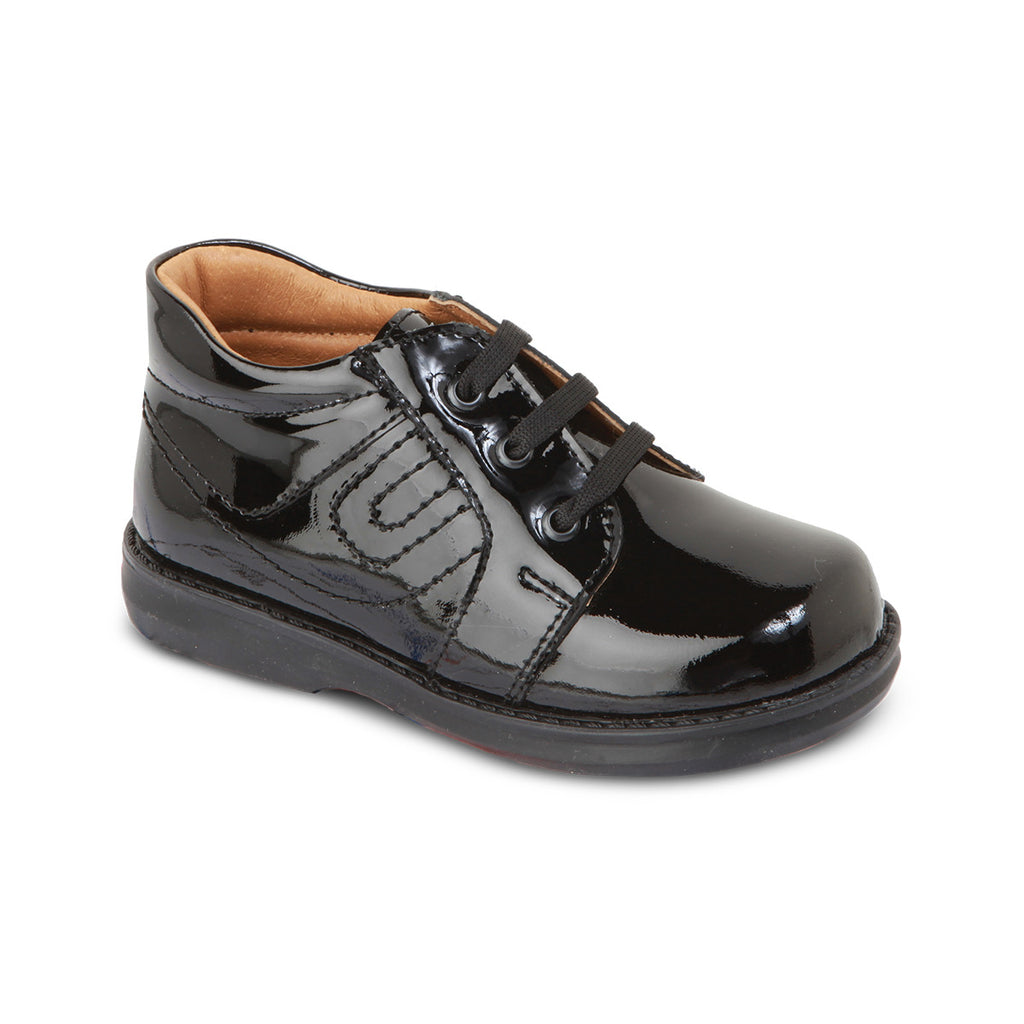 DG-5985 - Black Patent Leather - Dogi Kids School Shoes