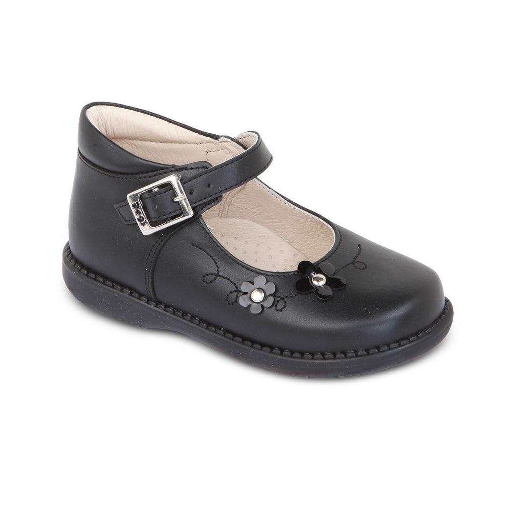 DG-717 - Black Genuine Leather - Dogi® Kids Shoes