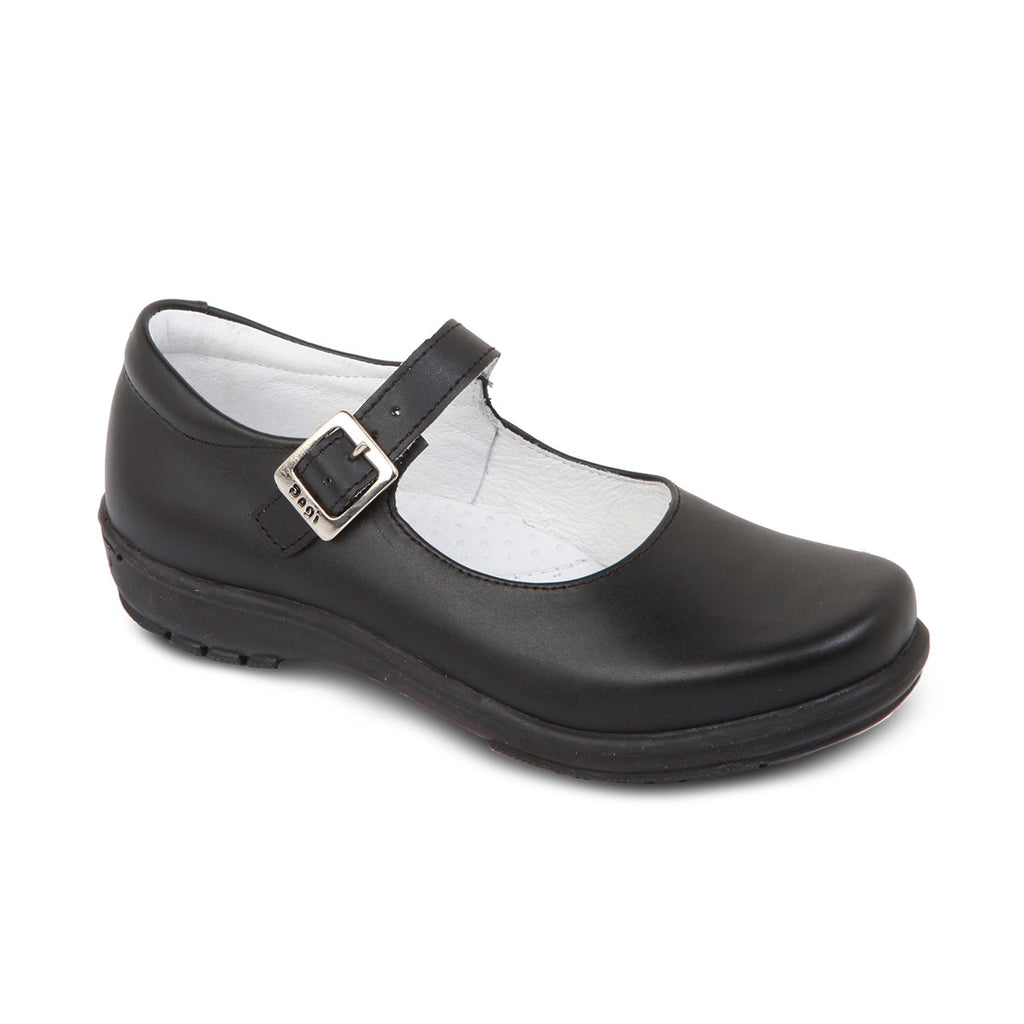 DG-7471 - Black Genuine Leather - Dogi® Kids School Shoes