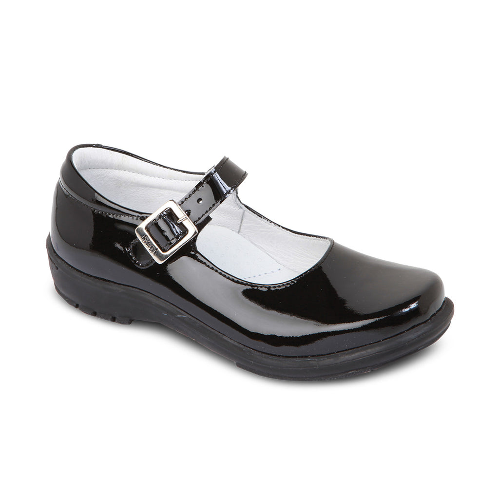 DG-7471 - Black Patent Leather - Dogi® Kids School Shoes