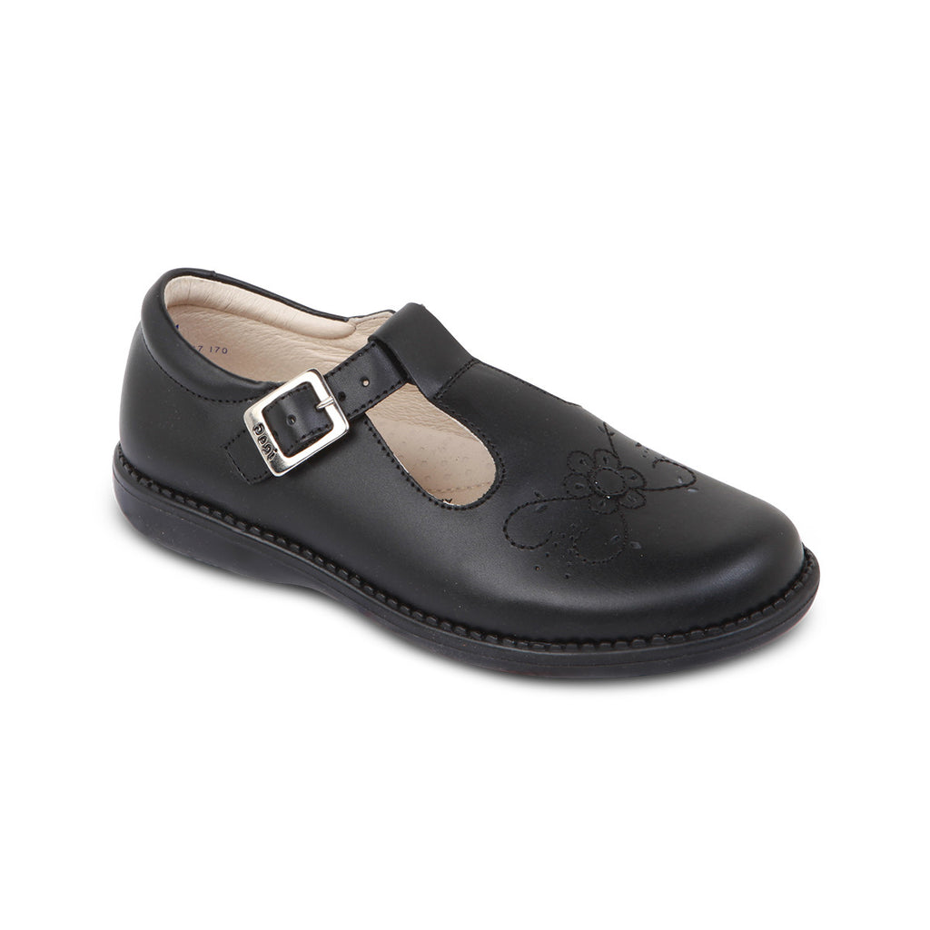 DG-764 - Black Genuine Leather - Dogi Kids School Shoes